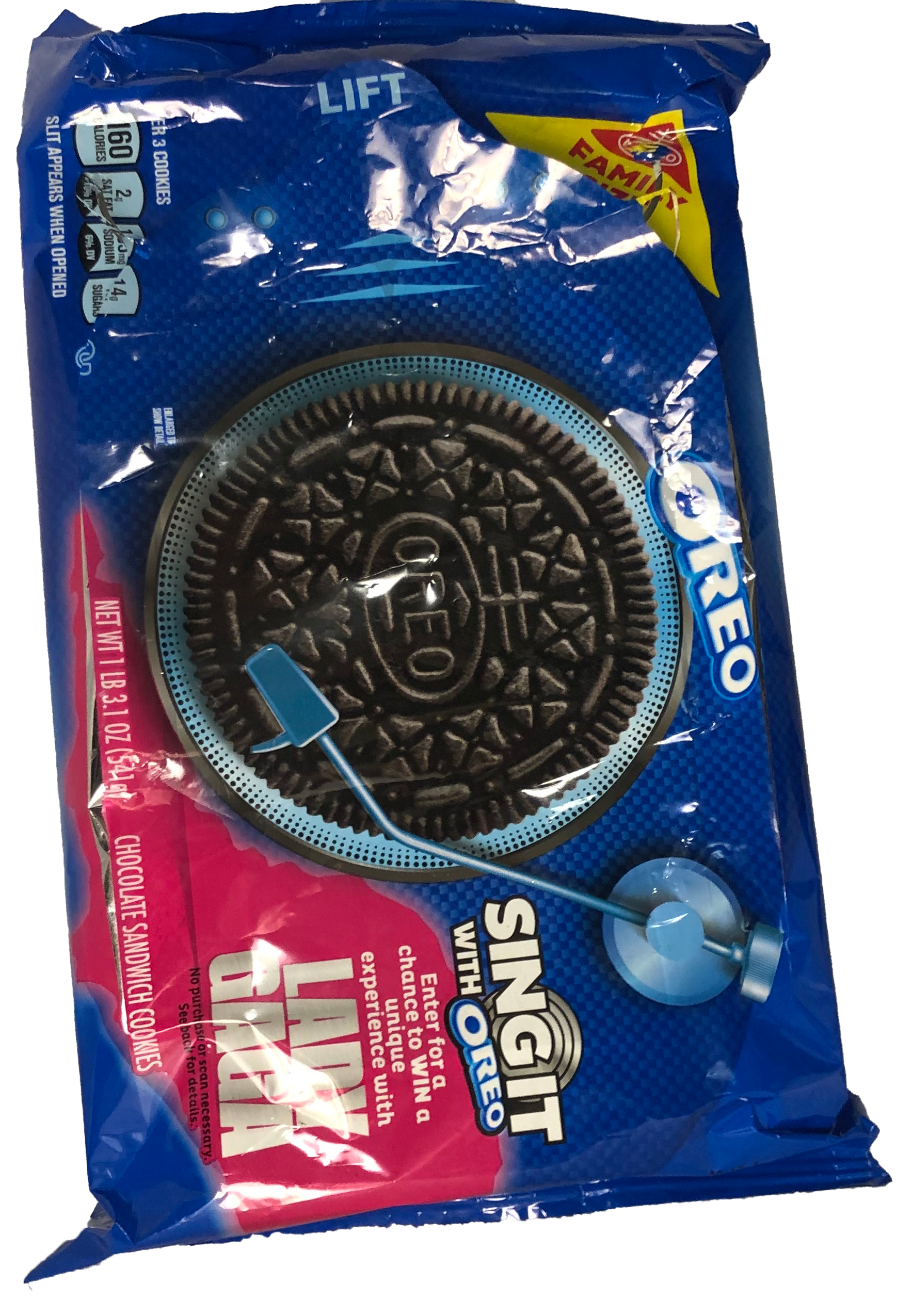 an oreo package