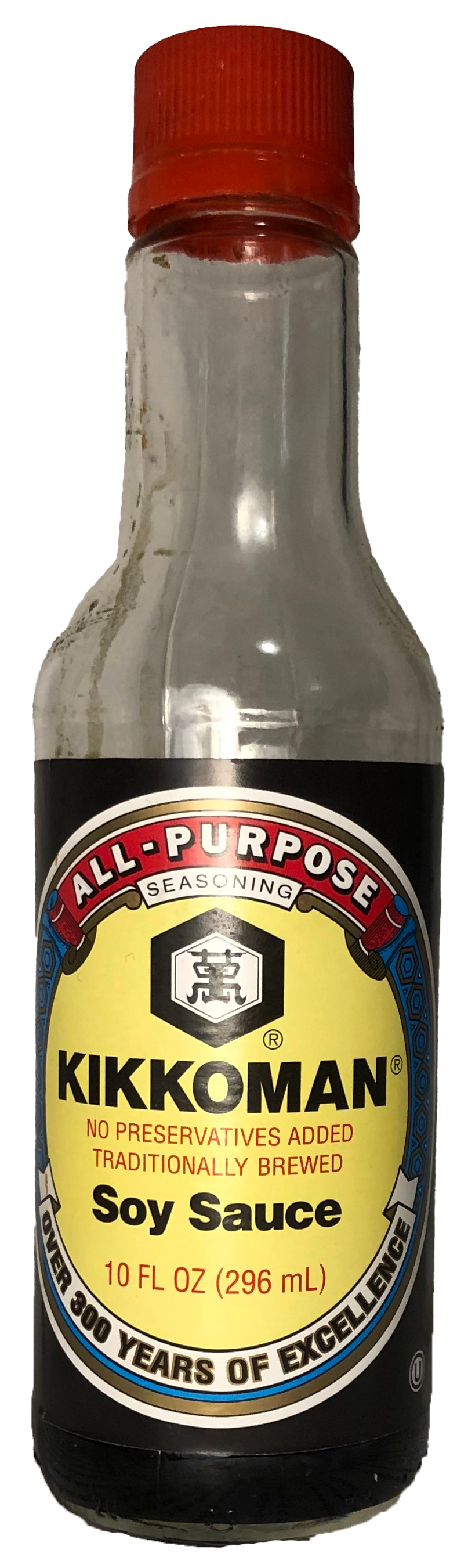 a bottle of soy sauce