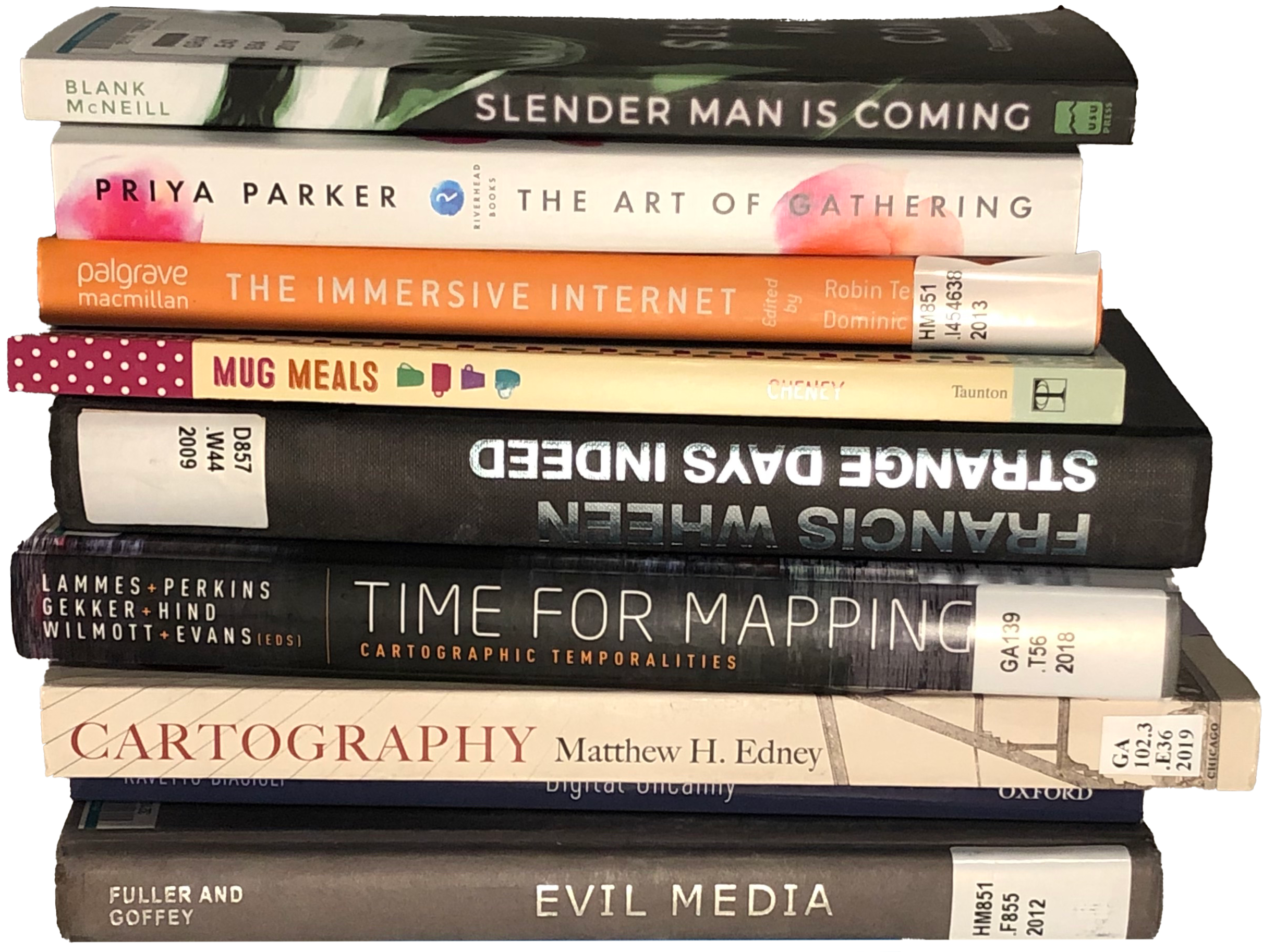 a stack of books