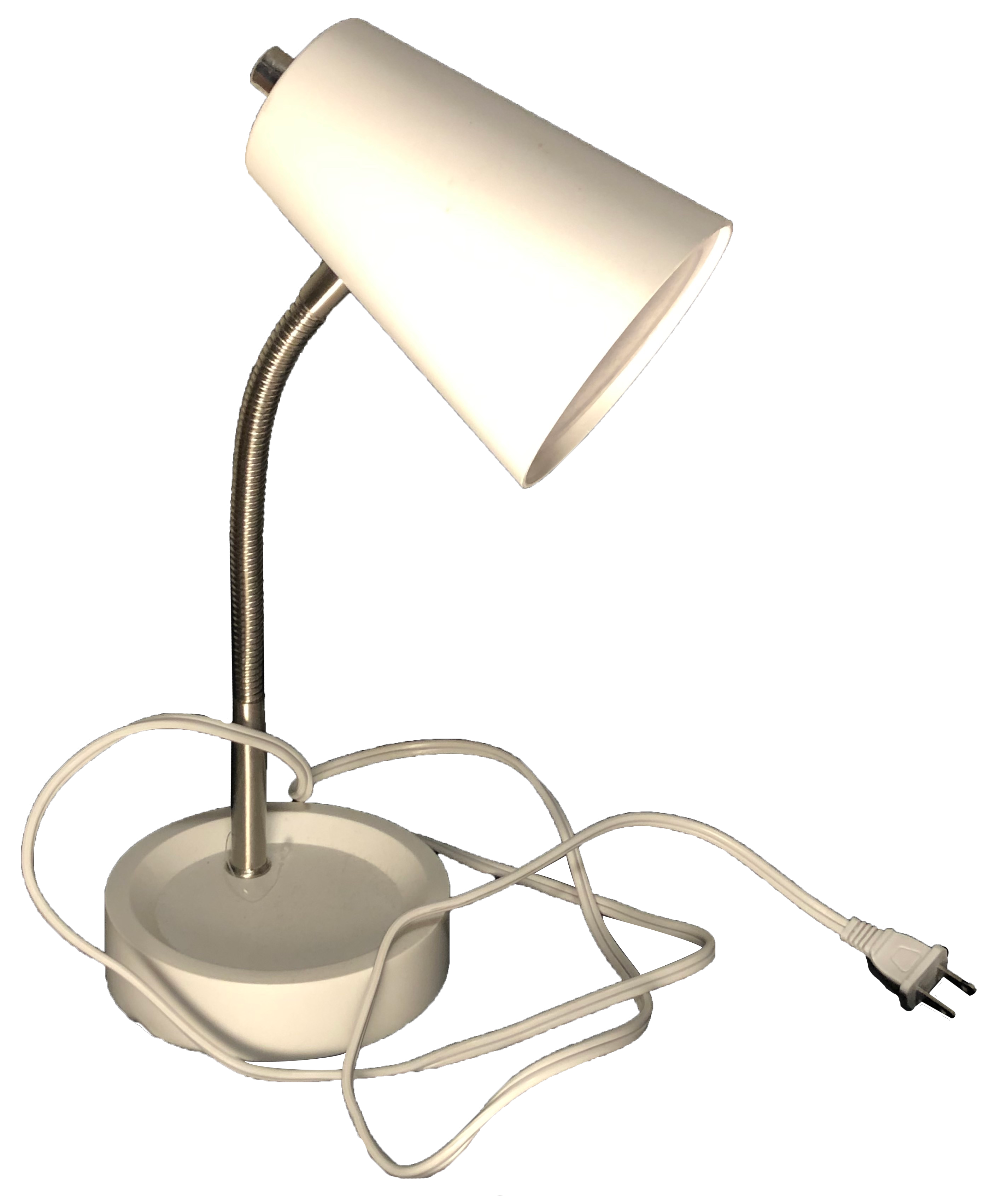 a boring white lamp
