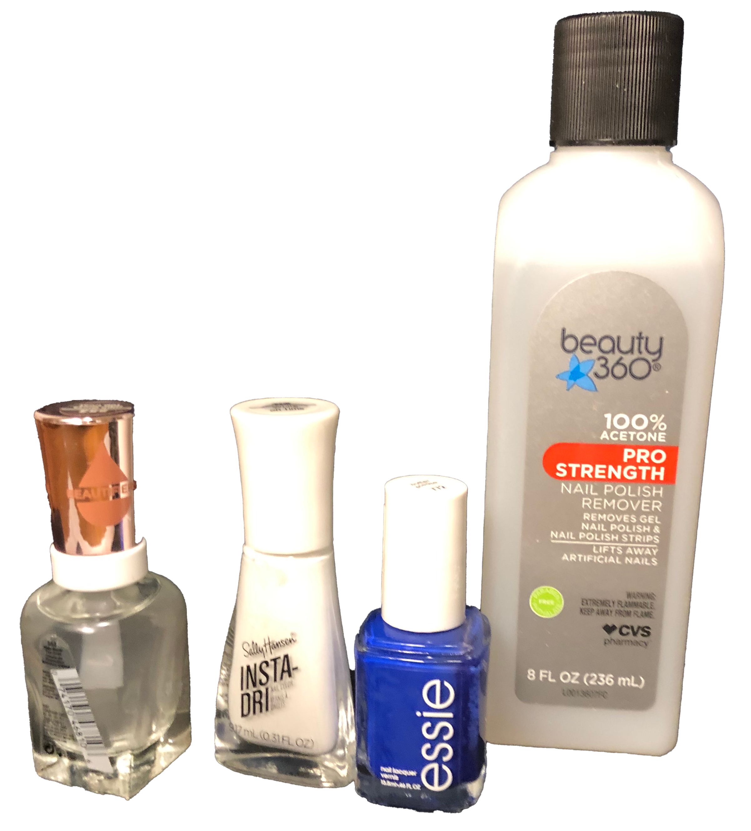 nailpolish and acetone